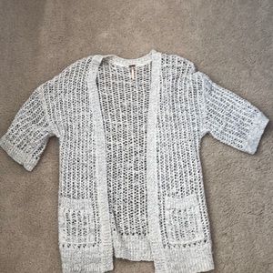 Free People Short Sleeve Cardigan